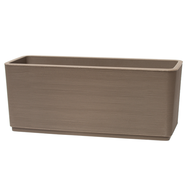  Vaso rettangolare Sinai Dot - 131 L - sabbia - TeraPlast 