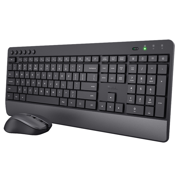  Set tastiera wireless + mouse wireless ultrasilenzioso Trezo - Trust 
