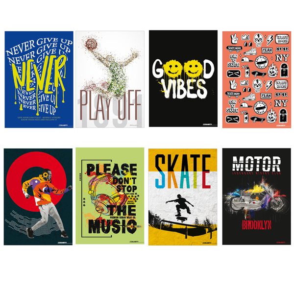  Maxiquaderno Teen Boy - A4 - 1 rigo - c/margine - 20+1 fogli - 80 gr - Blasetti 