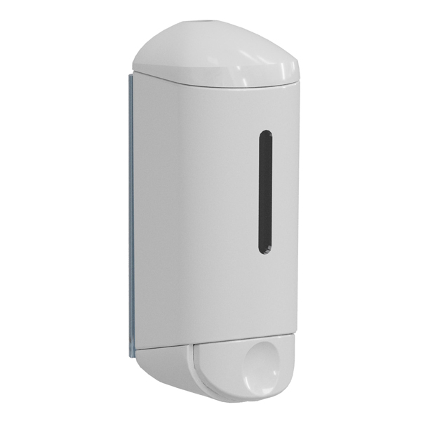  Dispenser a muro Shower Small - per hotel - 0,17 L - bianco - Mar Plast 