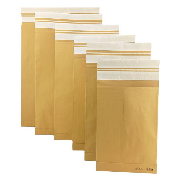  Sacchetto e-commerce E-Double - 44,5 x 58,5 cm - avana - Bong Packaging - conf. 100 pezzi 