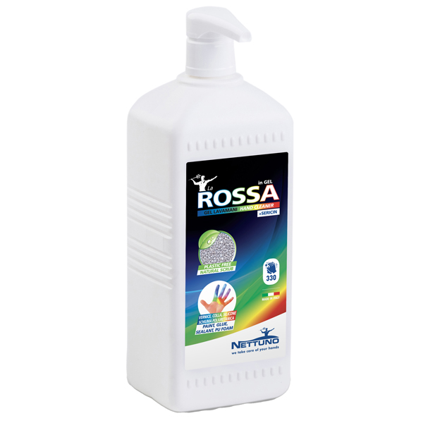  Gel lavamani La Rossa Gel - flacone con dosatore - 1000 ml - Nettuno 