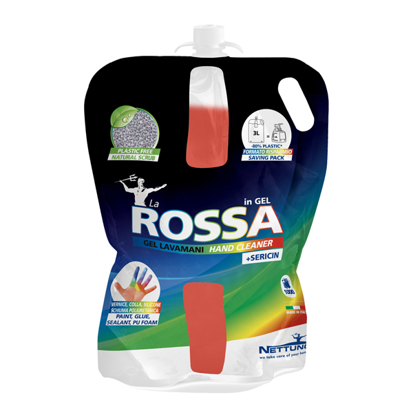  Gel lavamani La Rossa Gel - T-Bag ricarica per T-Duck - 3000 ml - Nettuno 