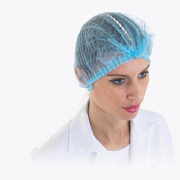  Cuffia detectabile - taglia unica - PLP - blu - conf. 100 pezzi 