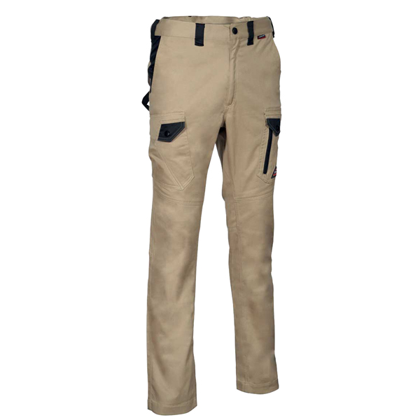  Pantalone Jember Super Strech - taglia 52 - corda/nero - Cofra 