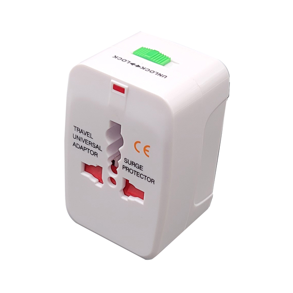  Adattatore da viaggio universale - bianco - MKC Melchioni 