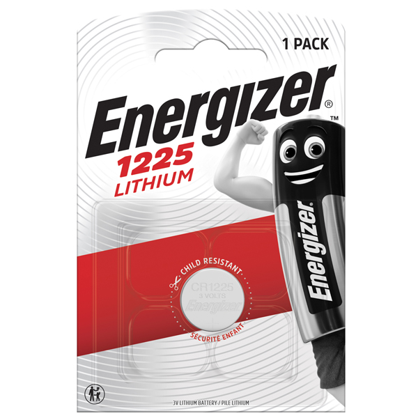  Micropila BR1225 - a pastiglia - litio - Energizer - blister 1 pezzo 