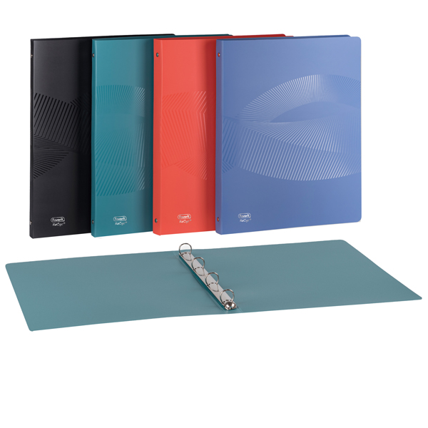  Raccoglitore Osmose Recyc - 22 x 30 cm - 4 anelli tondi 30 mm - PP - 5 colori assortiti - Favorit 