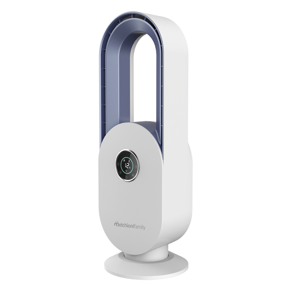  Ventilatore a torretta senza pale - 3 velocità - 45 W - 22,5 x 22,5 x 67,5 cm - Melchioni Family 