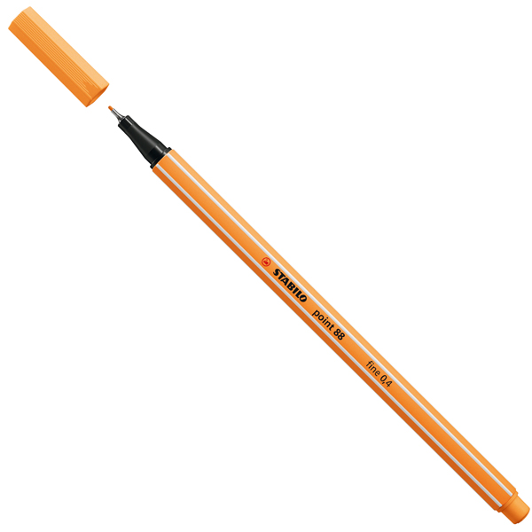  Fineliner Point 88 - tratto 0,4 mm - papaya 85 - Stabilo 