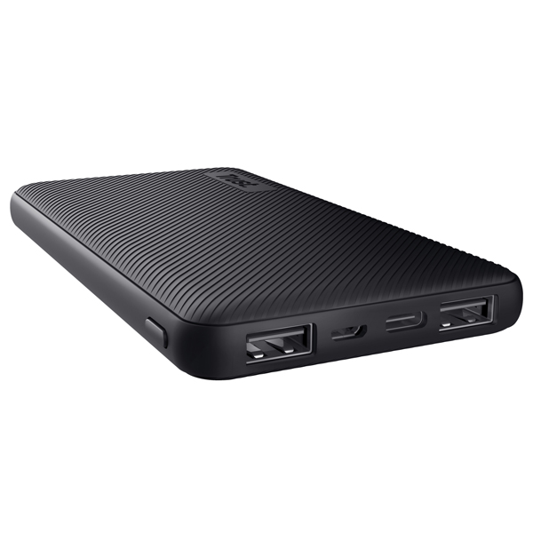  Powerbank Primo - ultrasottile - da 10.000 mAh - nero - Trust 
