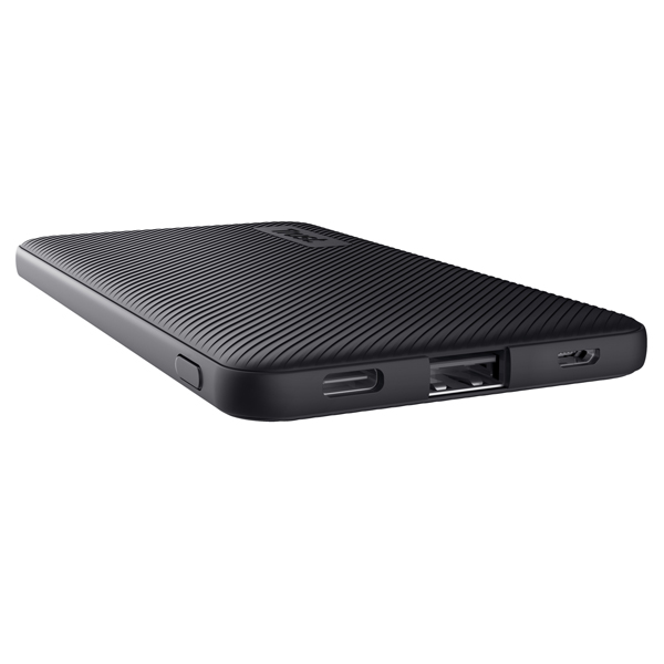  Powerbank Primo - ultrasottile - da 5.000 mAh - nero - Trust 
