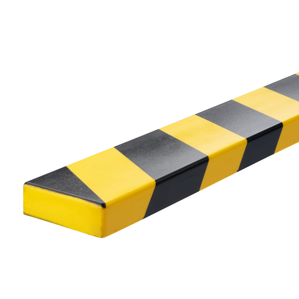  Profilo paracolpi S18 - per superfici - giallo/nero - Durable 