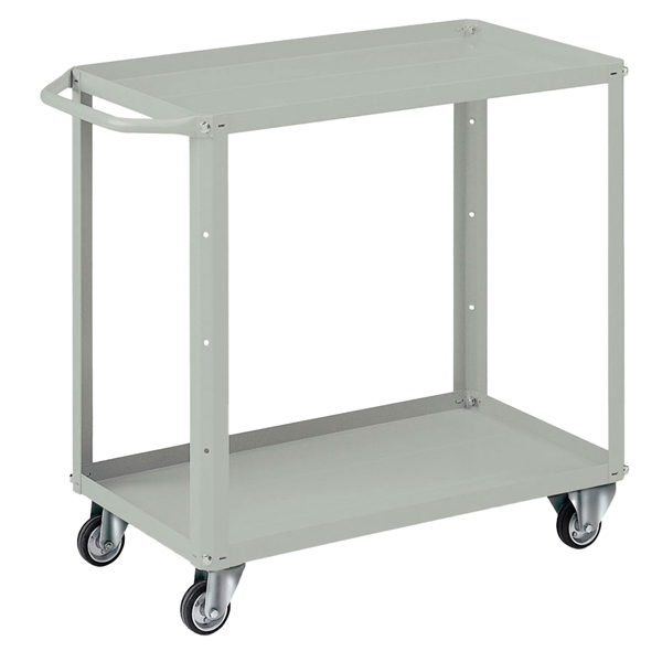  Carrello da lavoro - 2 vasche da 80 x 45 cm - 91 x 45 x 81 cm - grigio - Tecnotelai 
