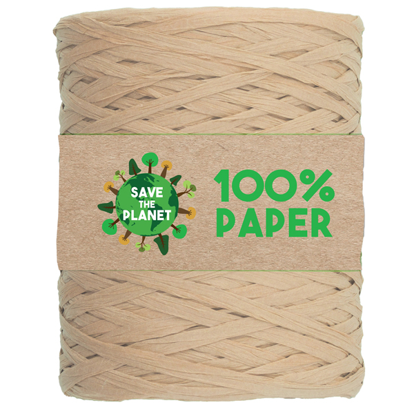  Nastro Rafia - 100 m - carta - beige 32 - Brizzolari 