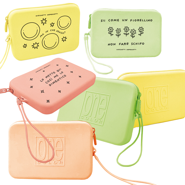  Astuccio Disegnetti Depressetti - 19 x 12 x 2 cm - silicone - Blasetti 