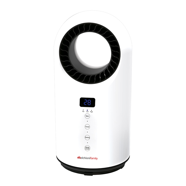  Termoventilatore ceramico Storm - senza pale - 1500 W - bianco - Melchioni family 