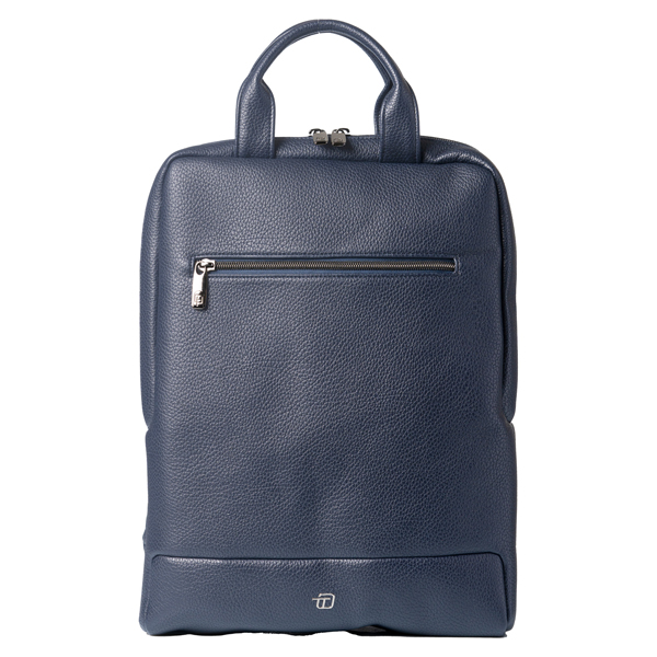  Zaino slim Gate Trended - 28 x 38 x 10 cm - ecopelle - blu - In Tempo 