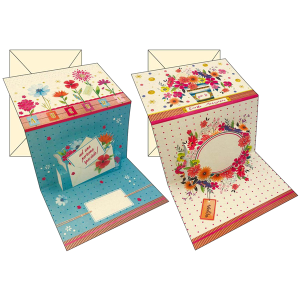  Biglietto Buon Compleanno - 11,7 x 17 cm - 2 soggetti assortiti - Kartos 