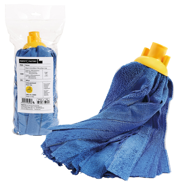  Mop Falcon - 200 gr - microfibra - giallo - Perfetto 