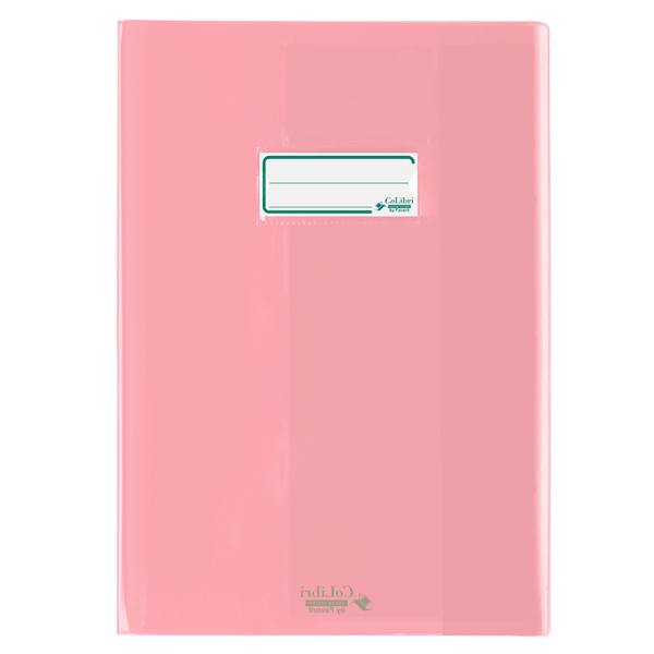  Coprimaxi Colibrì - A4 - ecoPE - 180 mic - c/alette - liscio - rosa trasparente - Favorit 