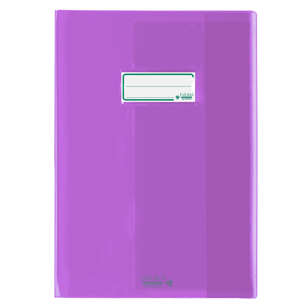  Coprimaxi Colibrì - A4 - ecoPE - 180 mic - c/alette - liscio - lilla trasparente - Favorit 