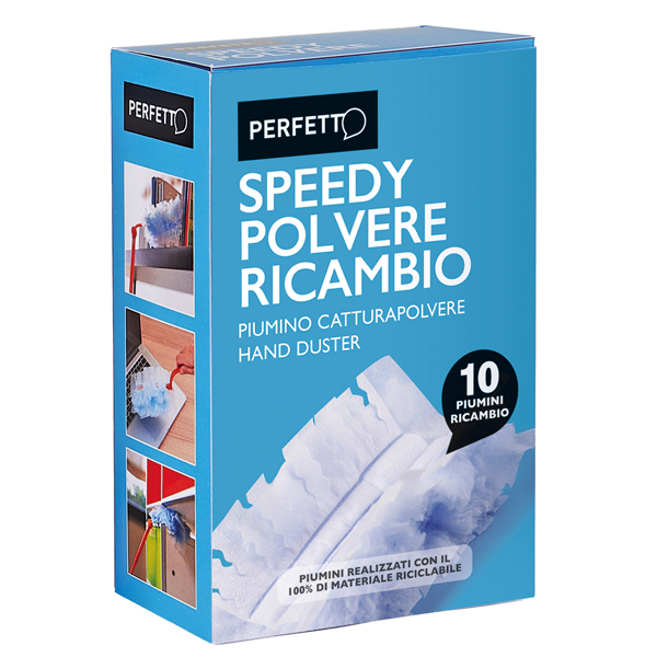  Ricambio Piumino Speedy polvere - Perfetto - conf. 10 pezzi 