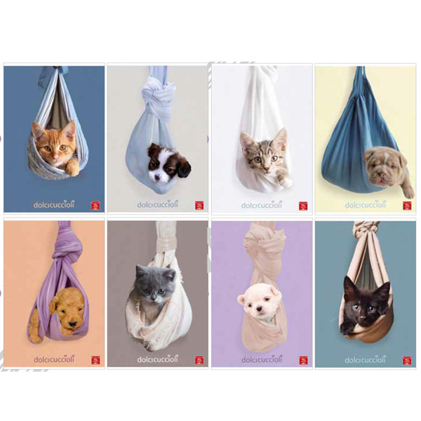  Maxiquaderno Cuccioli - A4 - rigo di 3a - 42 fogli - 80 gr - Pigna 