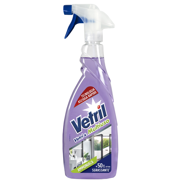  Vetril vetri e specchi anti aloni - trigger 650 ml - Vetril 