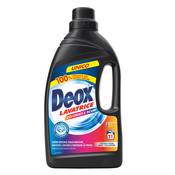  Detersivo lavatrice Deox Colorati e Scuri - 1,5 L - Deox 