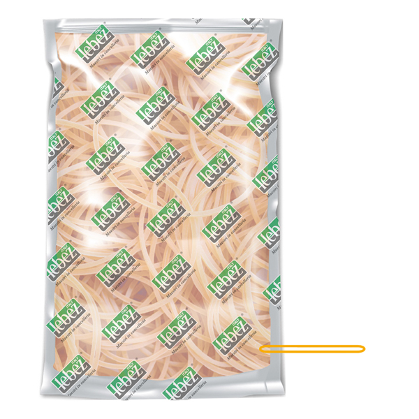  Elastico ad anello - diametro 3 cm - 1 kg - gomma - giallo - Lebez 