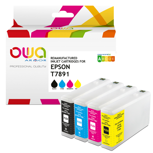  Armor Cartuccia Compatibile BK/C/M/Y per Epson T789 