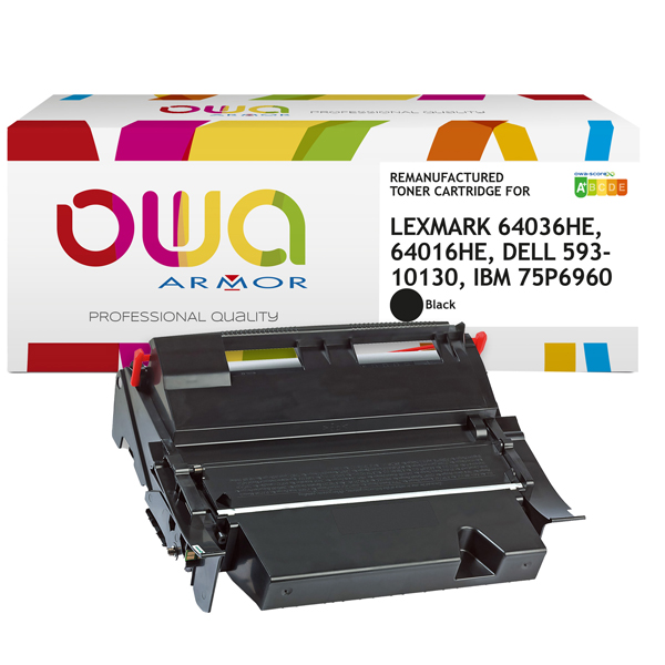  Armor - Toner Compatibile per Lexmark 64016HE - Nero - 21.000 pag 