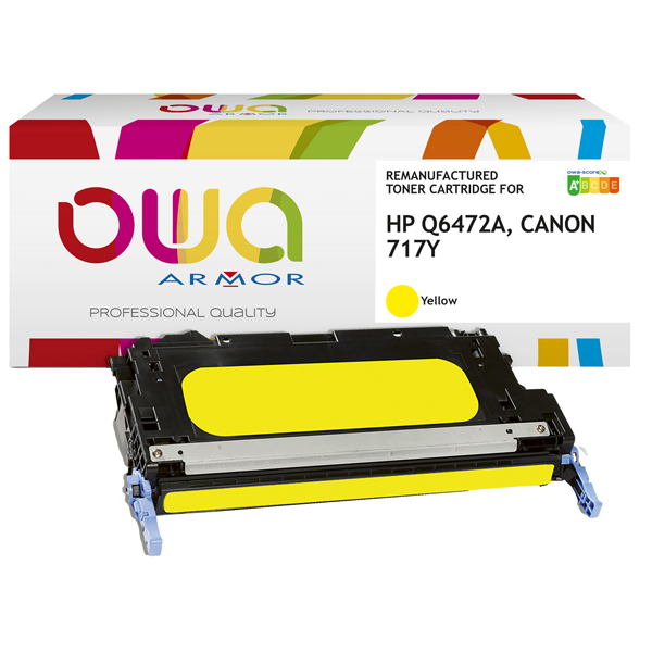  Armor - Toner Compatibile per Hp Q6472A - Giallo - 4.000 pag 