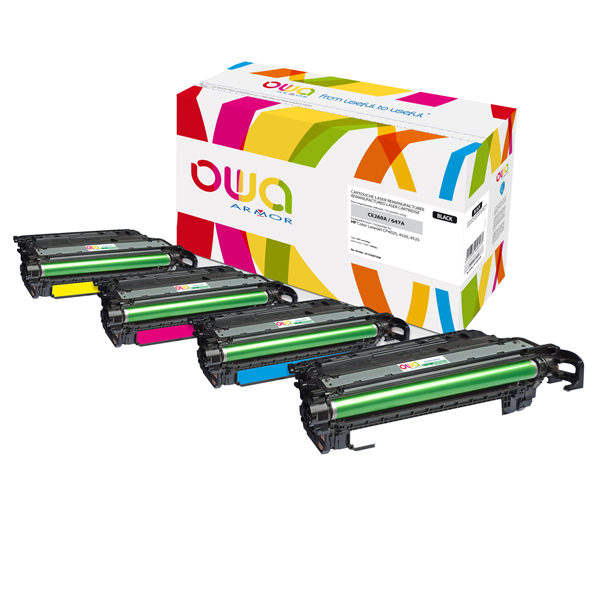  Armor - Toner Compatibile per HP Color LaserJet CP4025/4520/4525 - Ciano - CE261A - 11.000 pag 