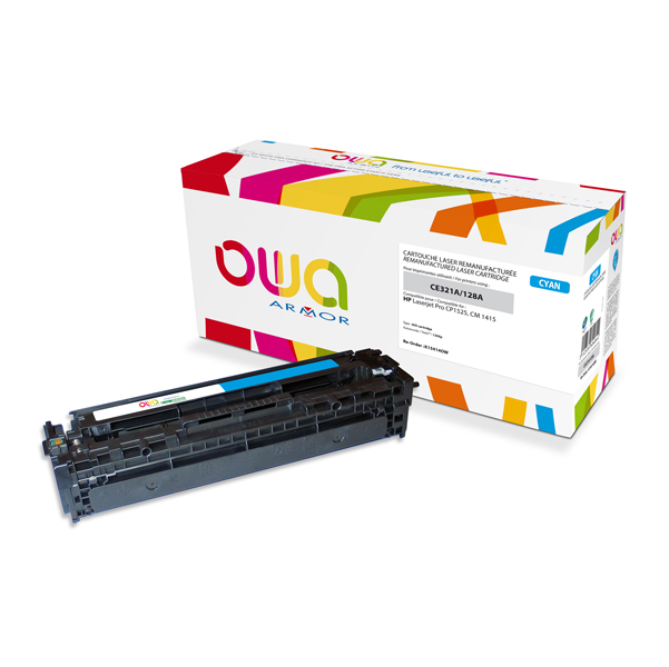  Armor - Toner Compatibile per Hp - Ciano - CE321A - 1.300 pag 