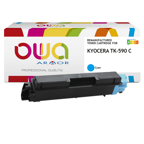  Armor - Toner Compatibile per Kyocera TK-590C - Ciano - 5.000 pag 