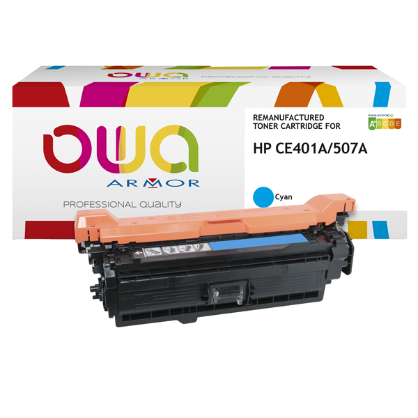  Armor - Toner Compatibile per Hp 507X - Ciano - CE401A - 6.000 pag 