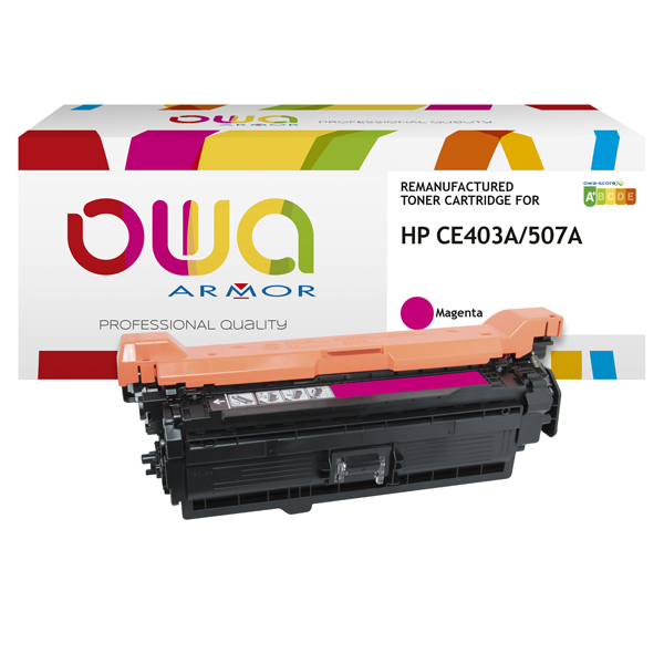  Armor - Toner Compatibile per Hp 507A - Magenta - CE403A - 6.000 pag 