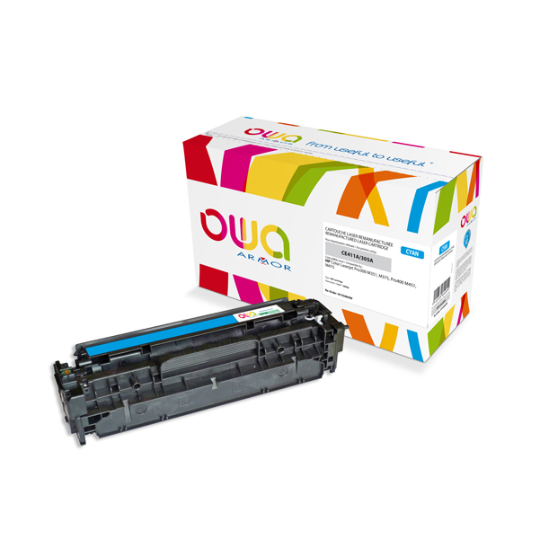  Armor - Toner Compatibile per Hp - Ciano - CE411A - 2.600 pag 