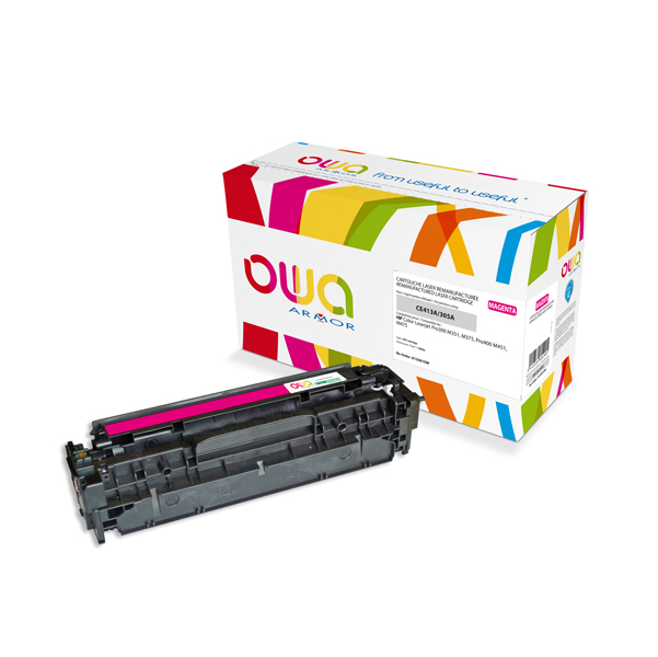  Armor - Toner Compatibile per Hp - Magenta - CE412A - 2.600 pag 