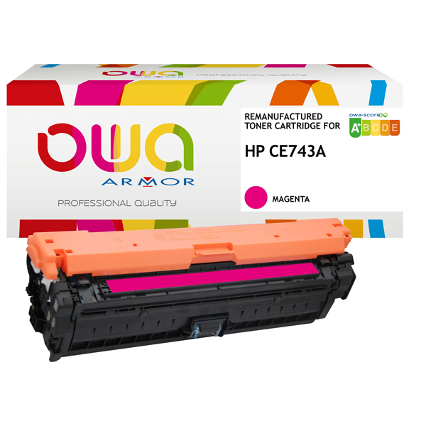 Armor - Toner Compatibile per Hp CE743A - Magenta - 7.300 pag 