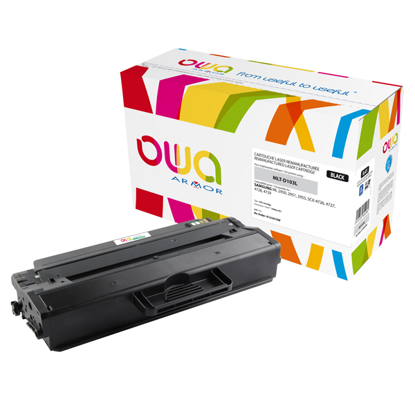  Armor - Toner Compatibile per Samsung MLT-D103L/ELS - Nero - 2.500 pag 