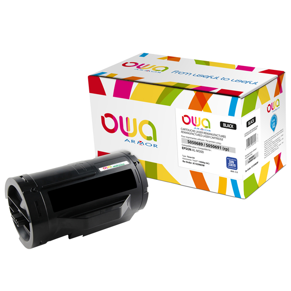  Armor - Toner Compatibile per Espon AL-M300 - Nero - C13S050689 - 10.000 pag 