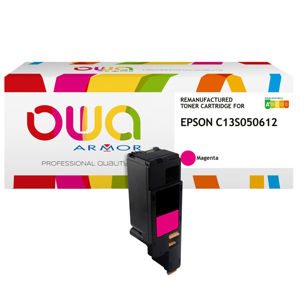  Armor - Toner Compatibile per Epson C13S050612 - Magenta - 1.400 pag 