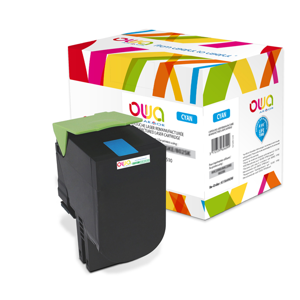  Armor - Toner Compatibile per Lexmark - Ciano - 70C2HC0 - 3.000 pag 