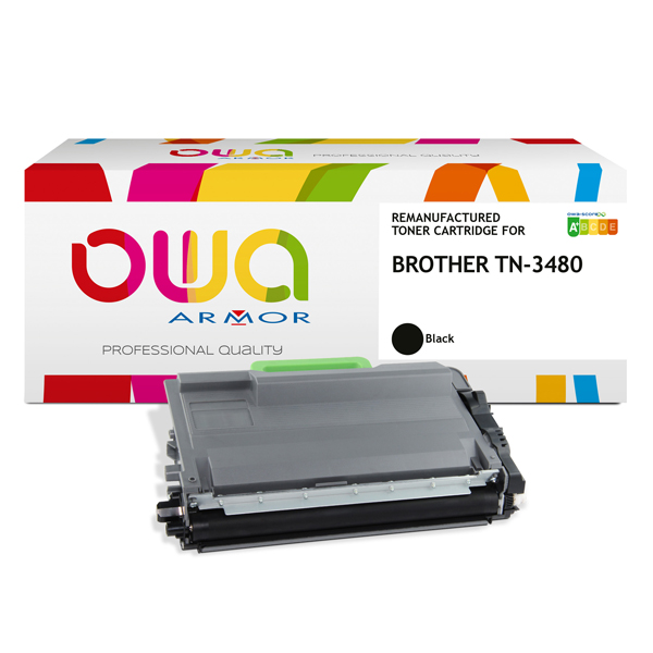  Armor - Toner Compatibile per Brother - Nero - TN3480 - 8.000 pag 