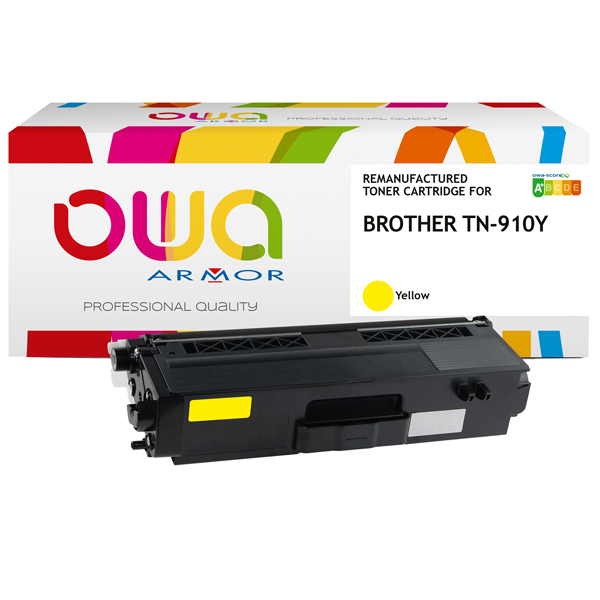  Armor - Toner Compatibile per Brother TN910 - Giallo - TN910Y-STA - 9.000 pag 