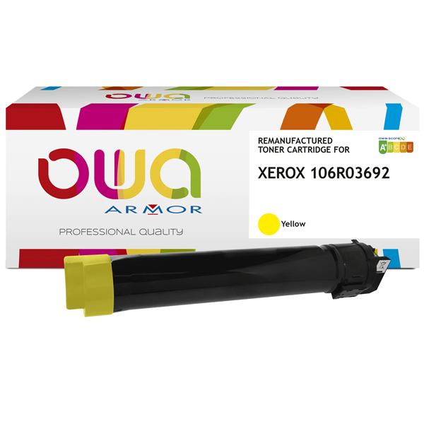  Armor - Toner Compatibile per Xerox PHASER 6510 / WORKCENTRE 6515 - Giallo - 106R03692 - 4.300 pag 