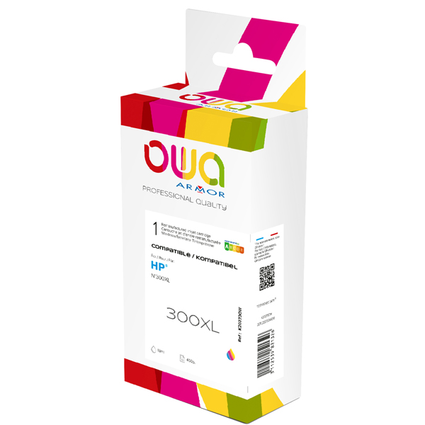  Armor - Cartuccia ink Compatibile per Hp - C/M/Y - N°300XL 3C - 18 ml 